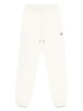 Moncler logo-patch pants - White