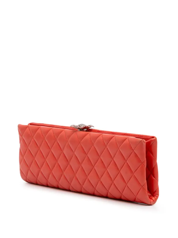 CHANEL Pre-Owned 2014-2015 マトラッセ ラムスキン クリスタル