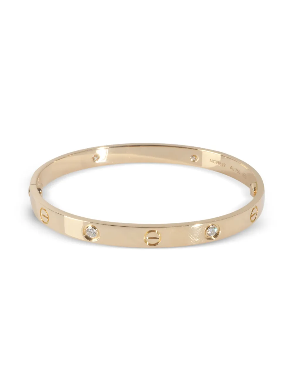Cartier 18K yellow gold Love diamond bracelet | Image 2