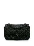 CHANEL Pre-Owned 2014 Washed Lambskin Studded Metal Beauty Flap shoulder bag - Black