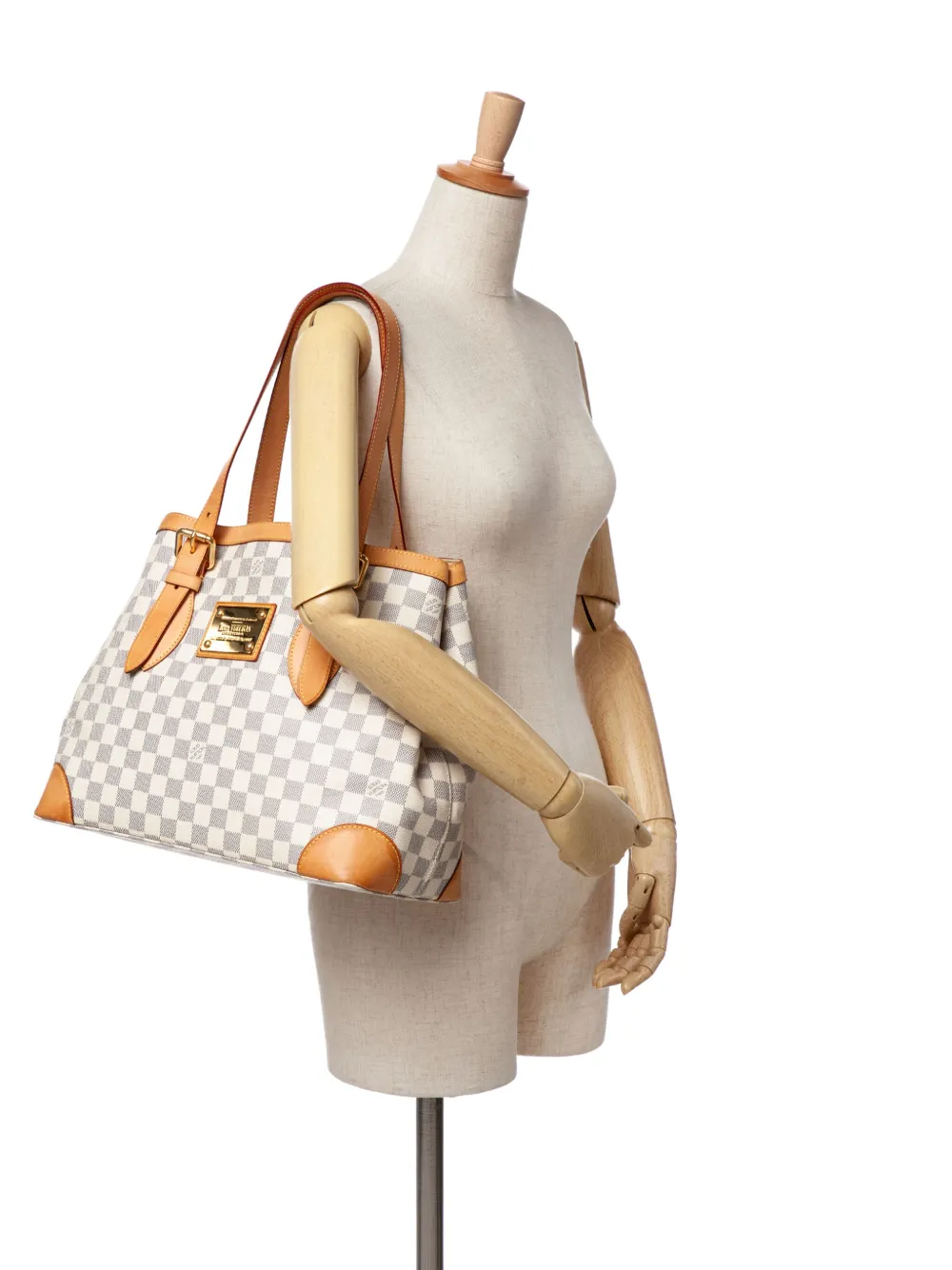Louis Vuitton Pre-Owned 2009 Damier Azur Hampstead MM tote bag | Pre-Owned | Image 2