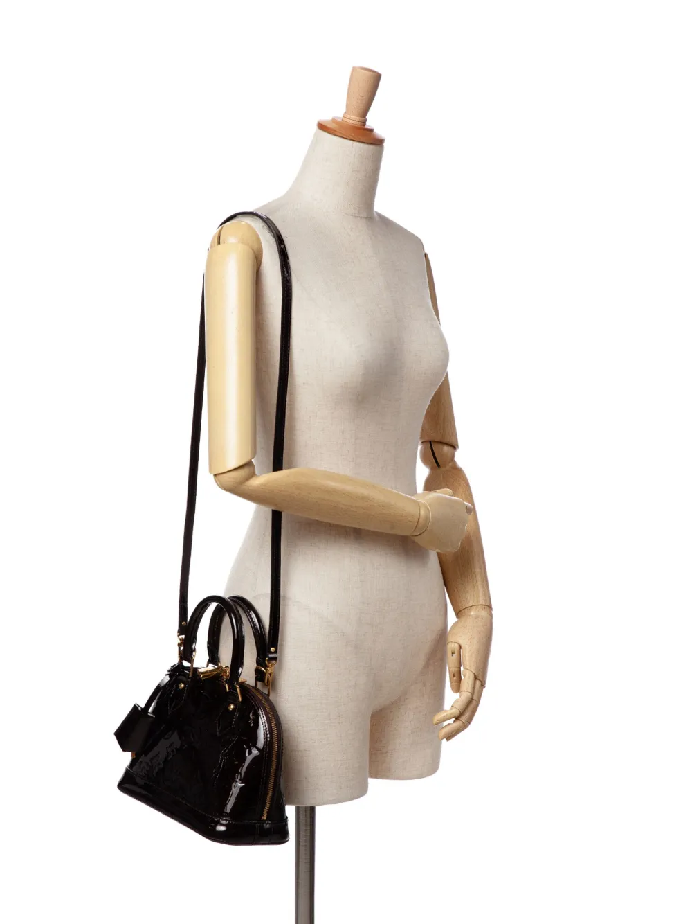 Louis Vuitton Pre-Owned 2017 Monogram Vernis Alma BB satchel | Pre-Owned | Image 2
