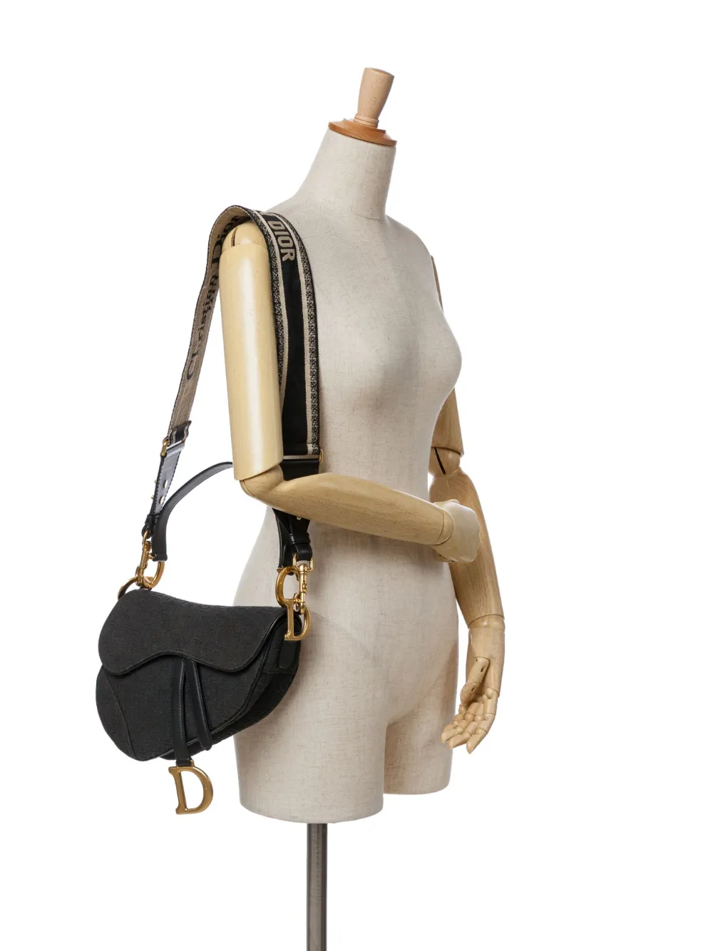Christian Dior Pre-Owned 2019 Oblique Canvas Saddle Bag shoulder bag | Pre-Owned | Image 2