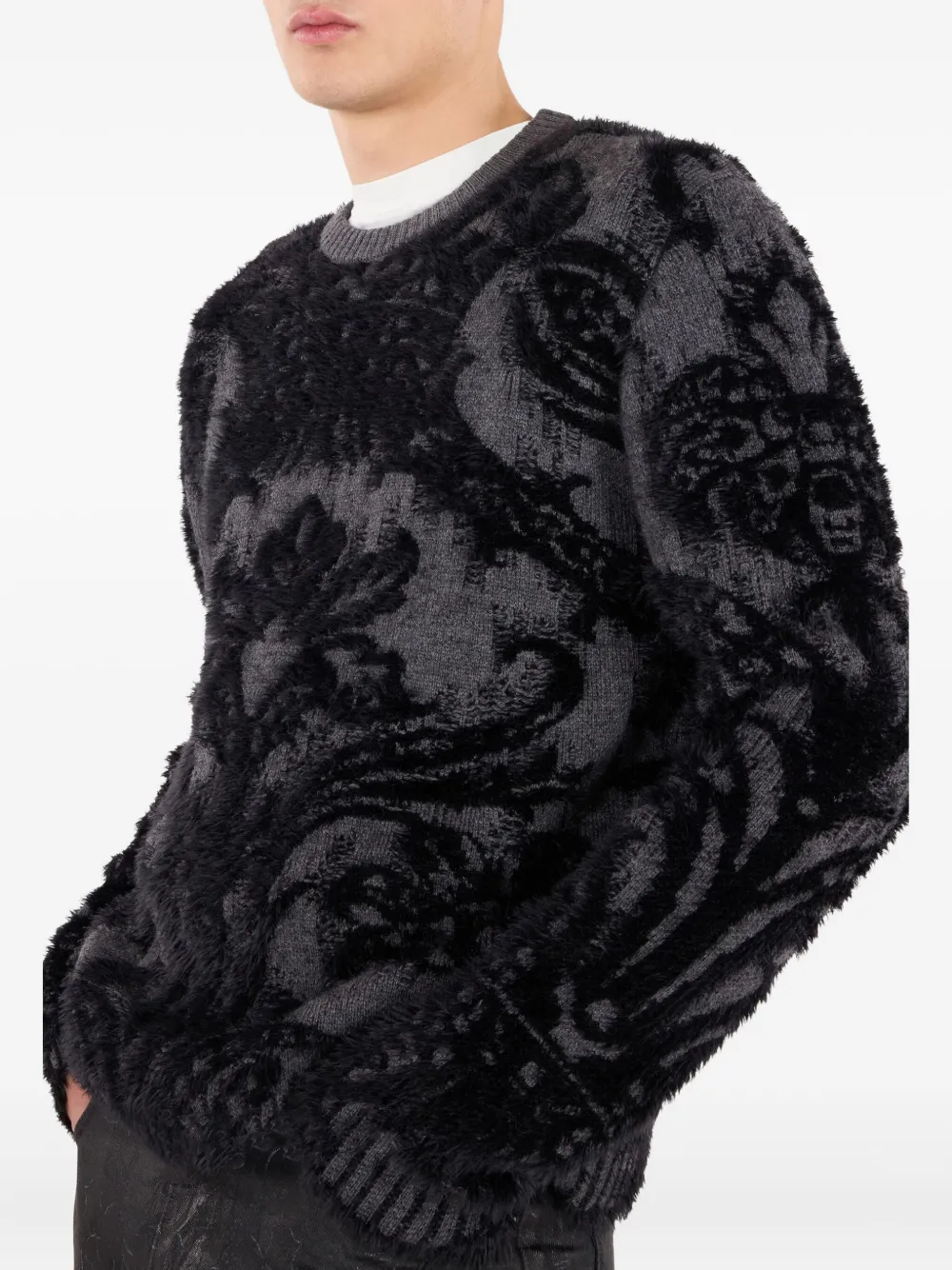 Roberto Cavalli Knuffelwollen trui Zwart