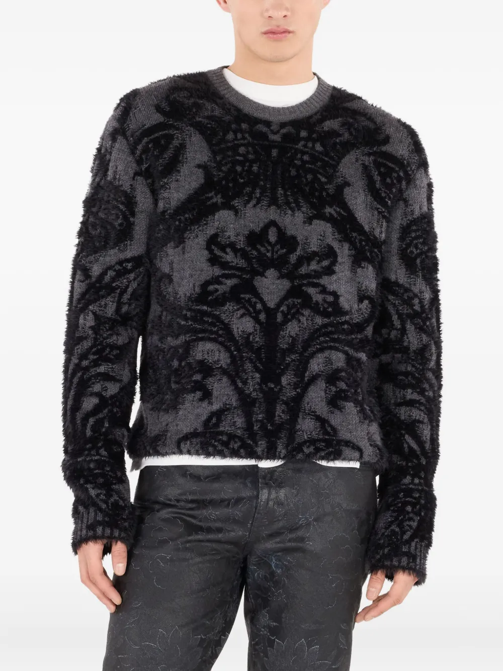 Roberto Cavalli Knuffelwollen trui Zwart