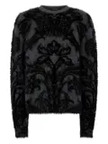 Roberto Cavalli plush wool sweater - Black
