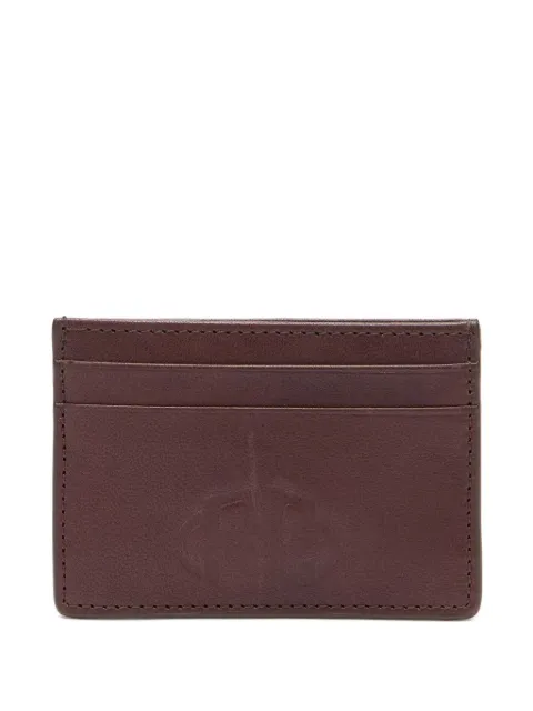 Roberto Cavalli embossed leather cardholder