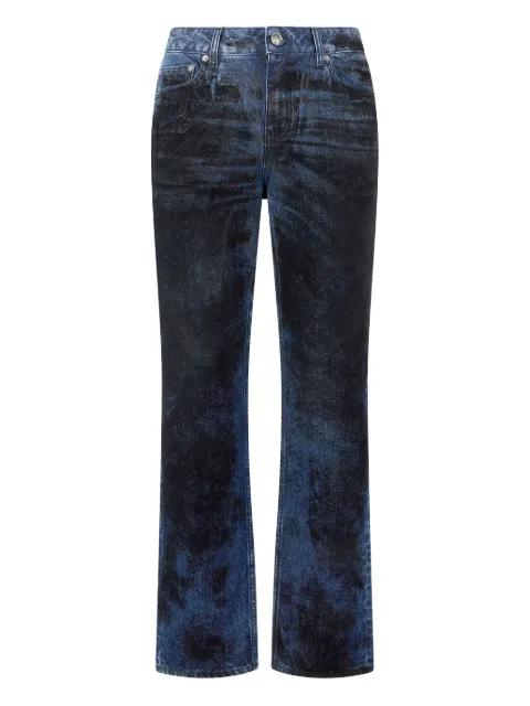 Roberto Cavalli contrast-faded jeans