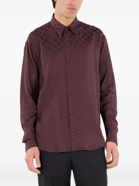 Roberto Cavalli monogram-pattern shirt