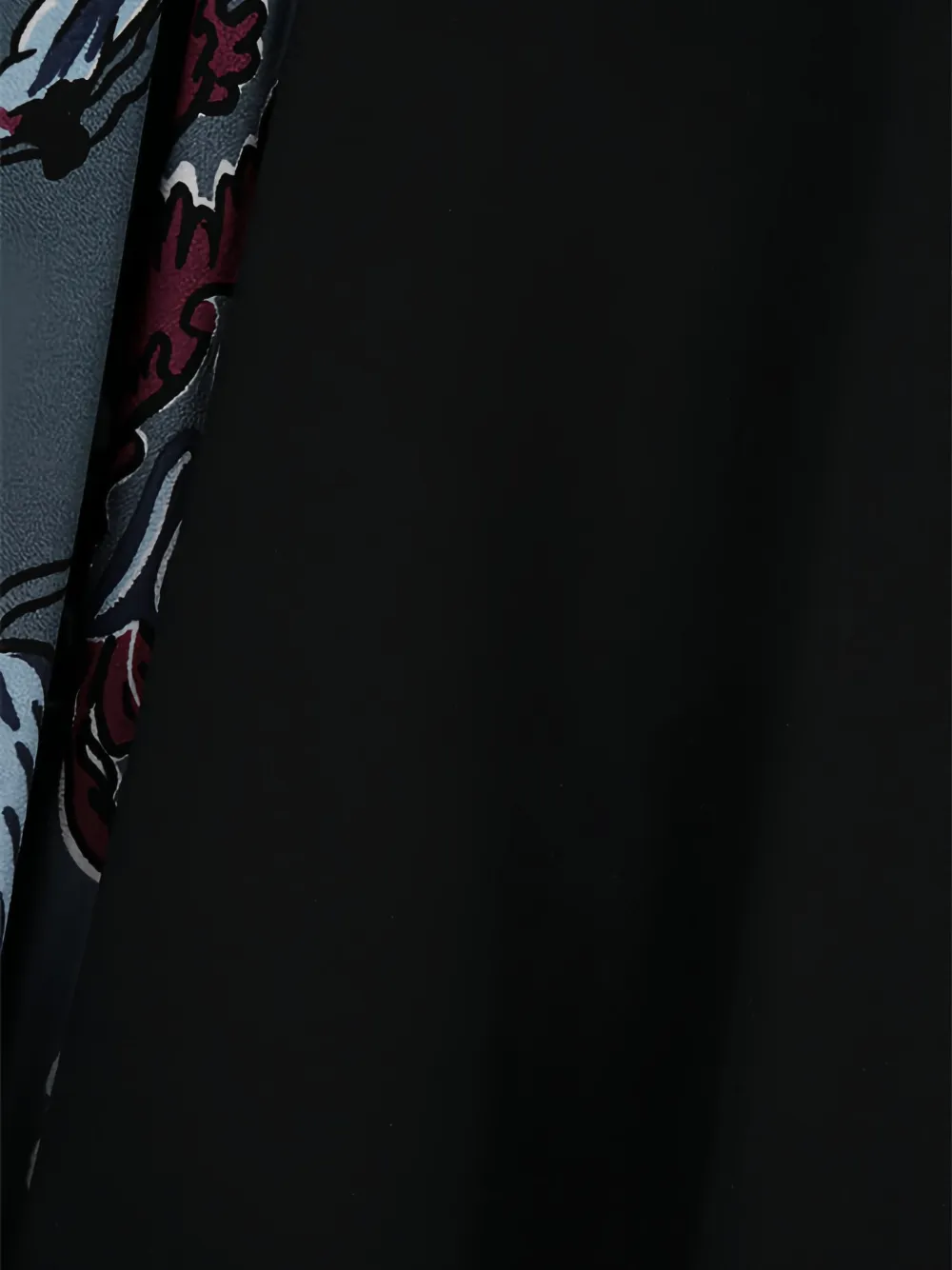 Prada crystal-embellished floral-print dress Zwart
