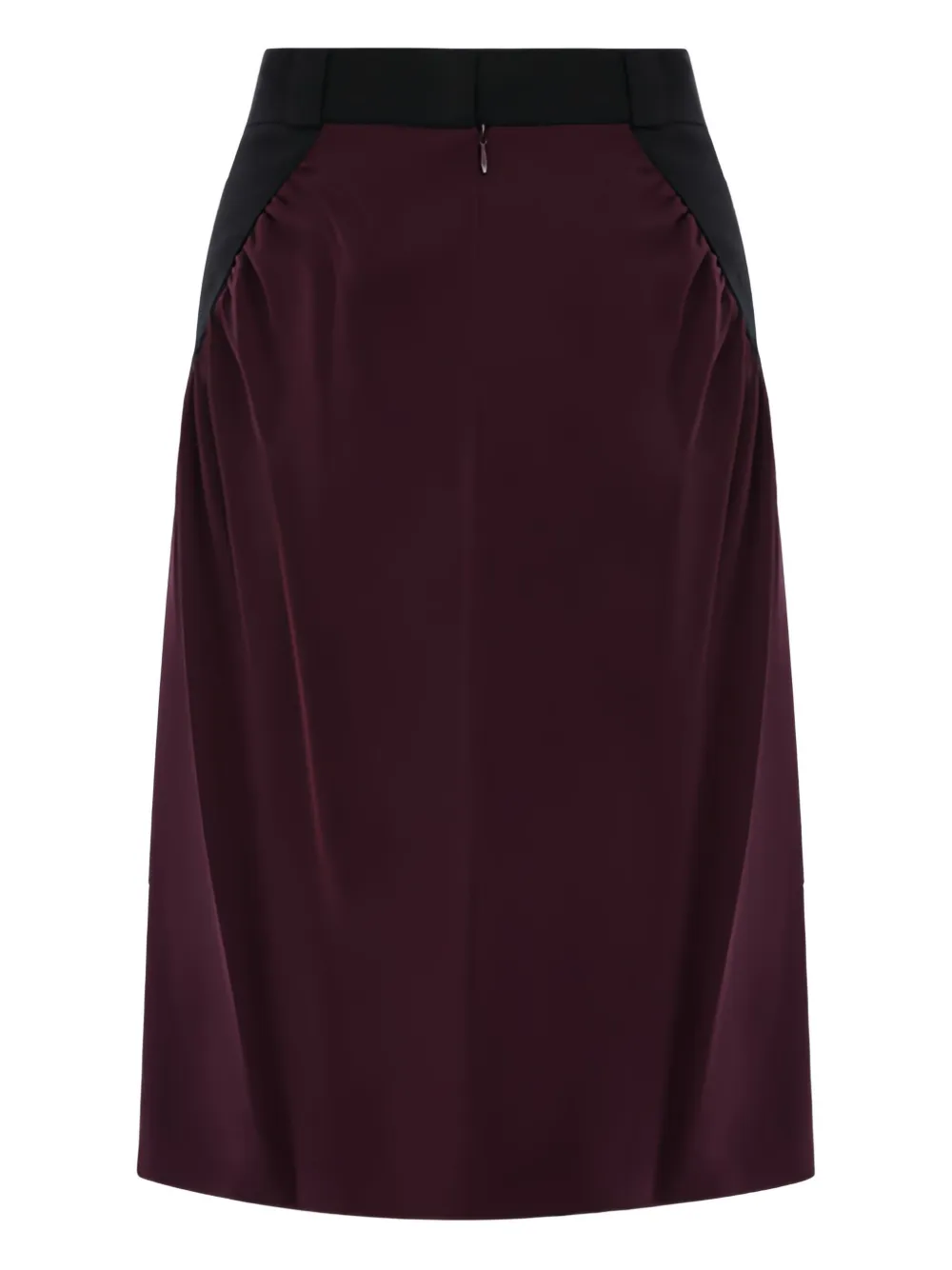 Prada crystal-embellished midi skirt Rood