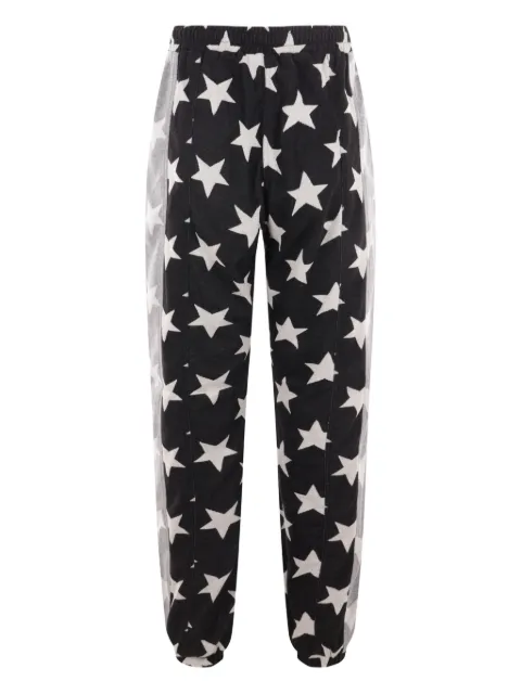 Reward If Found star-print jersey joggers