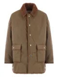 Mythinks teddy-trimmed jacket - Brown