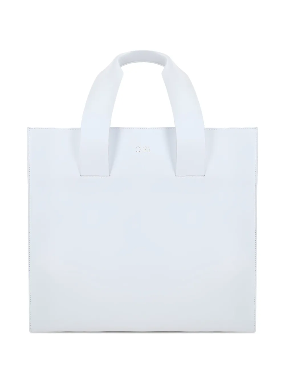 QUIRA double-handle tote bag - ホワイト QUIRA double-handle tote bag - ホワイト