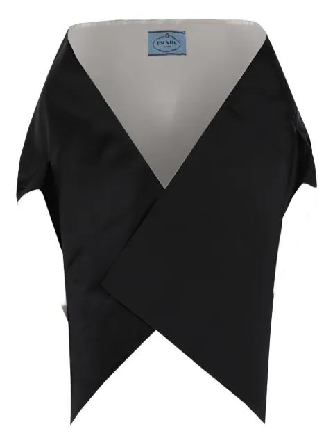 Prada arm-slits satin stole