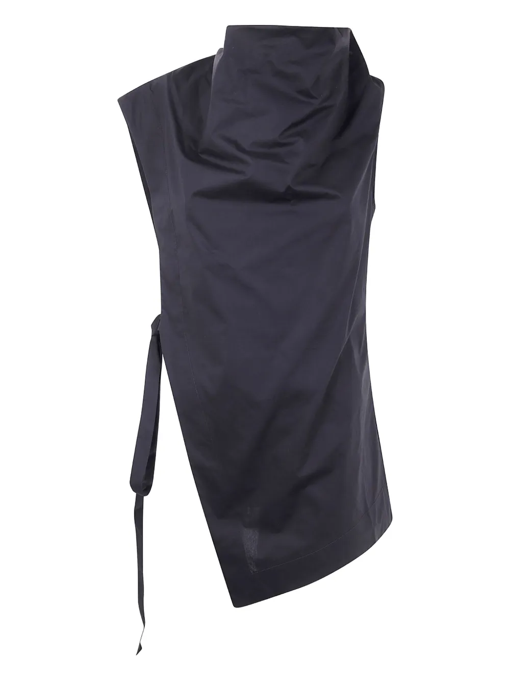 Nuur draped tie-detail blouse | Black | Image 1