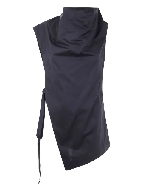 Nuur draped tie-detail blouse