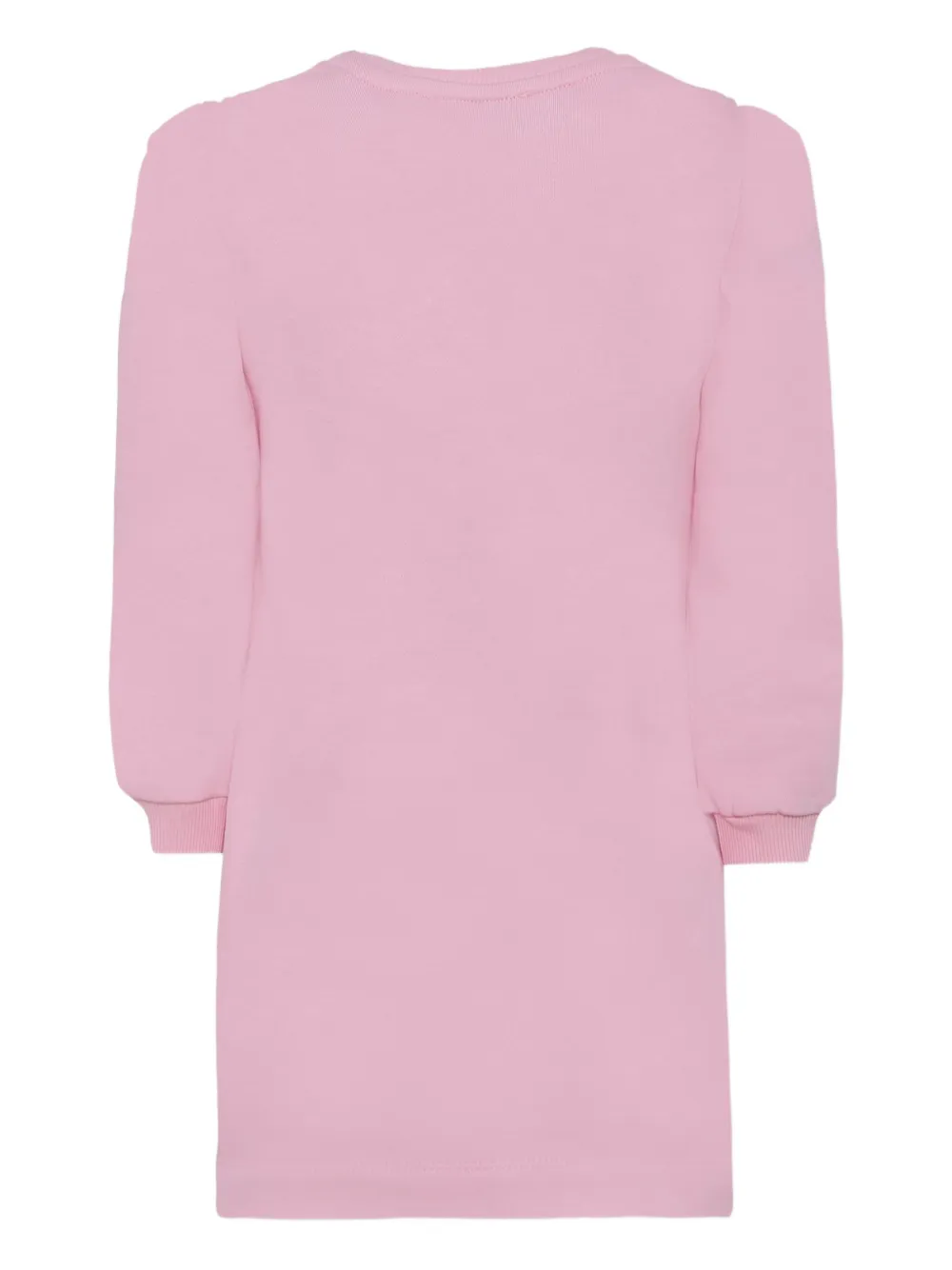 Monnalisa graphic print long-sleeve dress Roze