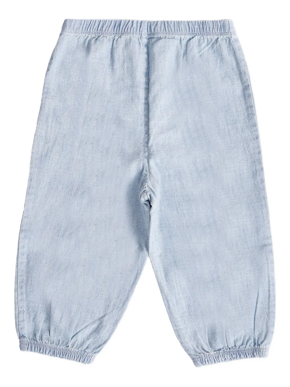 POLO RALPH LAUREN KIDS Katoenen chambray broek Blauw
