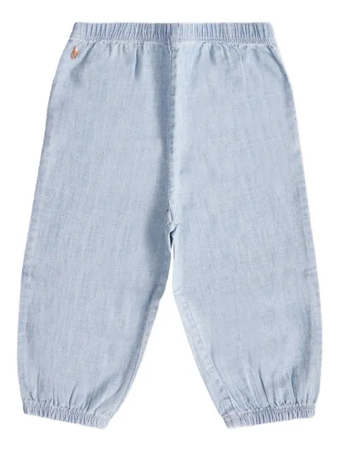 POLO RALPH LAUREN KIDS cotton chambray trousers