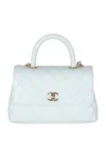 CHANEL Pre-Owned 2021-2023 Coco Handle Flap two-way handbag - Blue