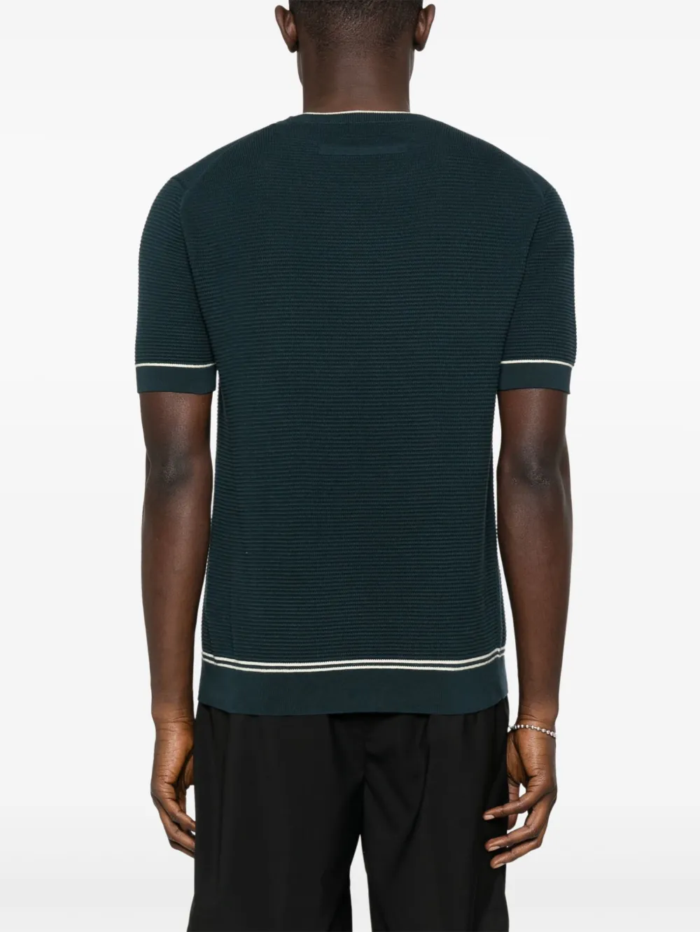 Zegna Katoenen T-shirt Blauw