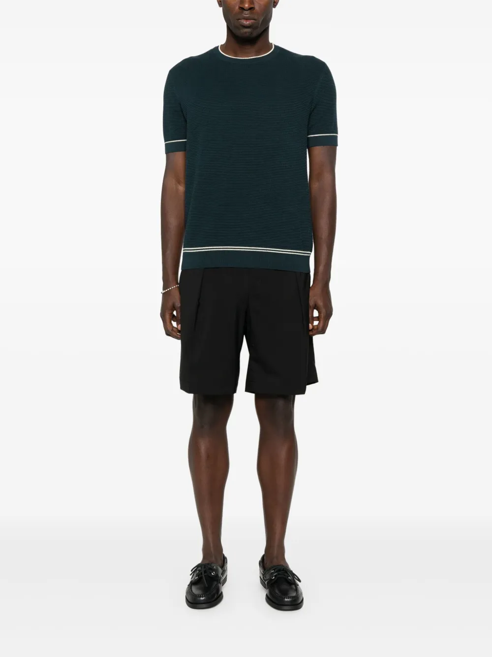 Zegna Katoenen T-shirt Blauw