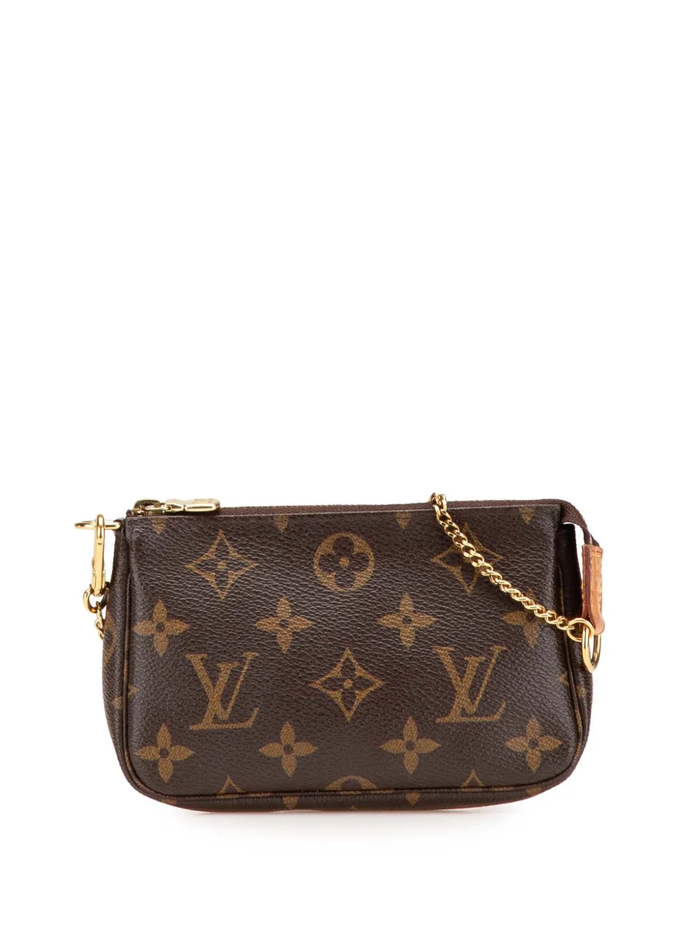 Louis Vuitton Pre-Owned 2013 モノグラム ミニ ポシェット アクセソワール ハンドバッグ - ブラウン Louis Vuitton Pre-Owned 2013 モノグラム ミニ ポシェット アクセソワール ハンドバッグ - ブラウン