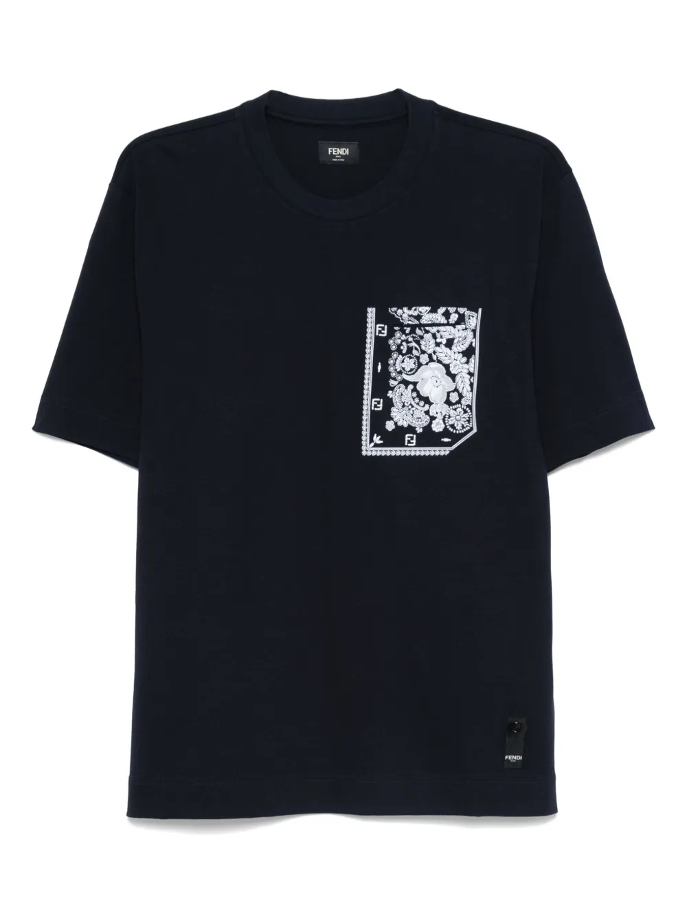 FENDI bandana-print T-shirt | azul | Image 1