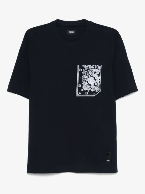 FENDI t-shirt à imprimé bandana