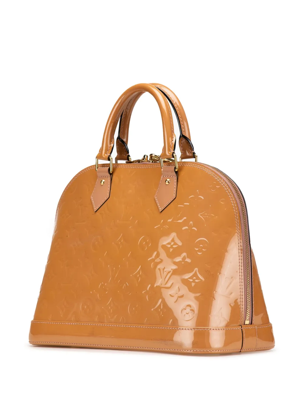 Pre-owned Louis Vuitton 2012 Monogram Vernis Alma Pm Handbag