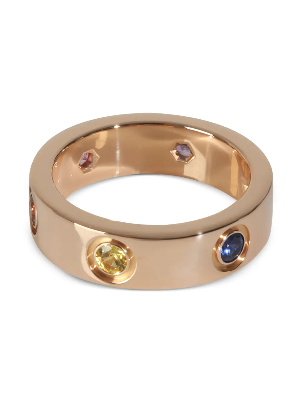 Cartier 18K rose gold Love multi-stone ring | Image 2