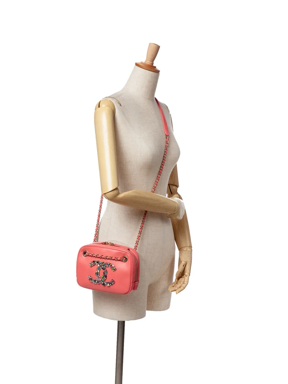 CHANEL Pre-Owned 2020 Giant Crystal CC Umhängetasche aus Lammleder | Pre-owned & Archive | Image 2