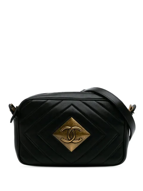 CHANEL Pre-Owned sac à bandoulière Chevron Lambskin Pyramid CC (2015-2016)