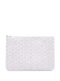 Goyard Pre-Owned 2020 Goyardine Senat MM clutch bag - White