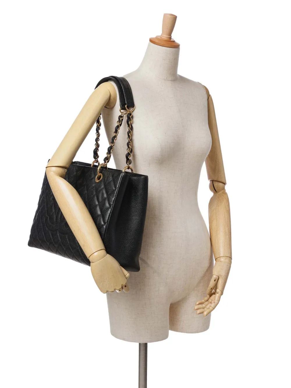 CHANEL Pre-Owned sac cabas Caviar Grand Shopping (2012-2013) | Pre-owned | Image 2