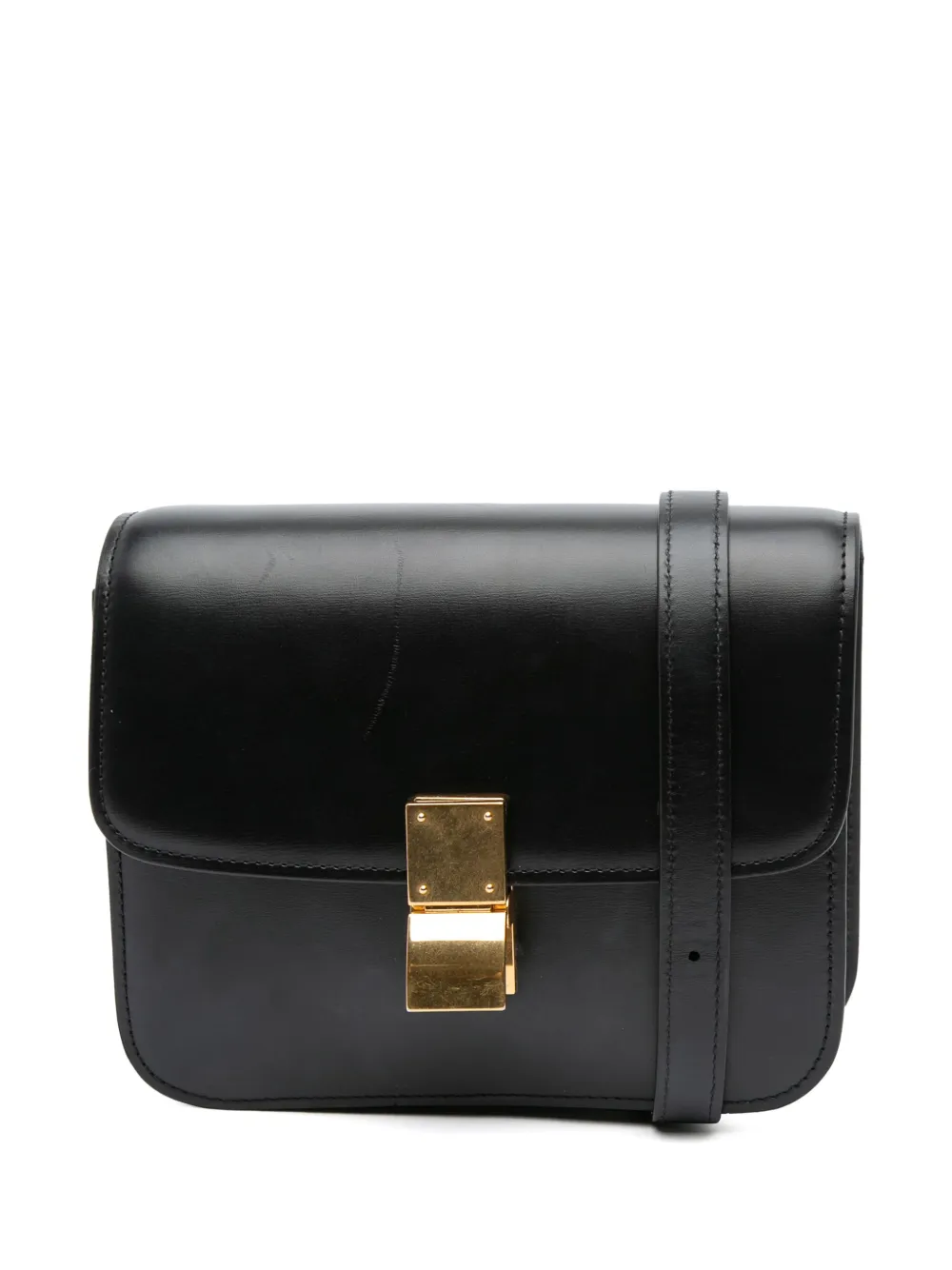 Céline Pre-Owned 2021 ティーン クラシック ボックス ショルダーバッグ - ブラック Céline Pre-Owned 2021 ティーン クラシック ボックス ショルダーバッグ - ブラック