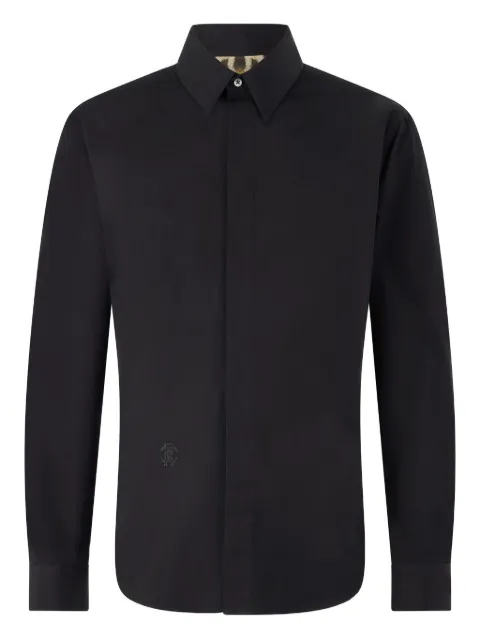 Roberto Cavalli camisa con logo bordado