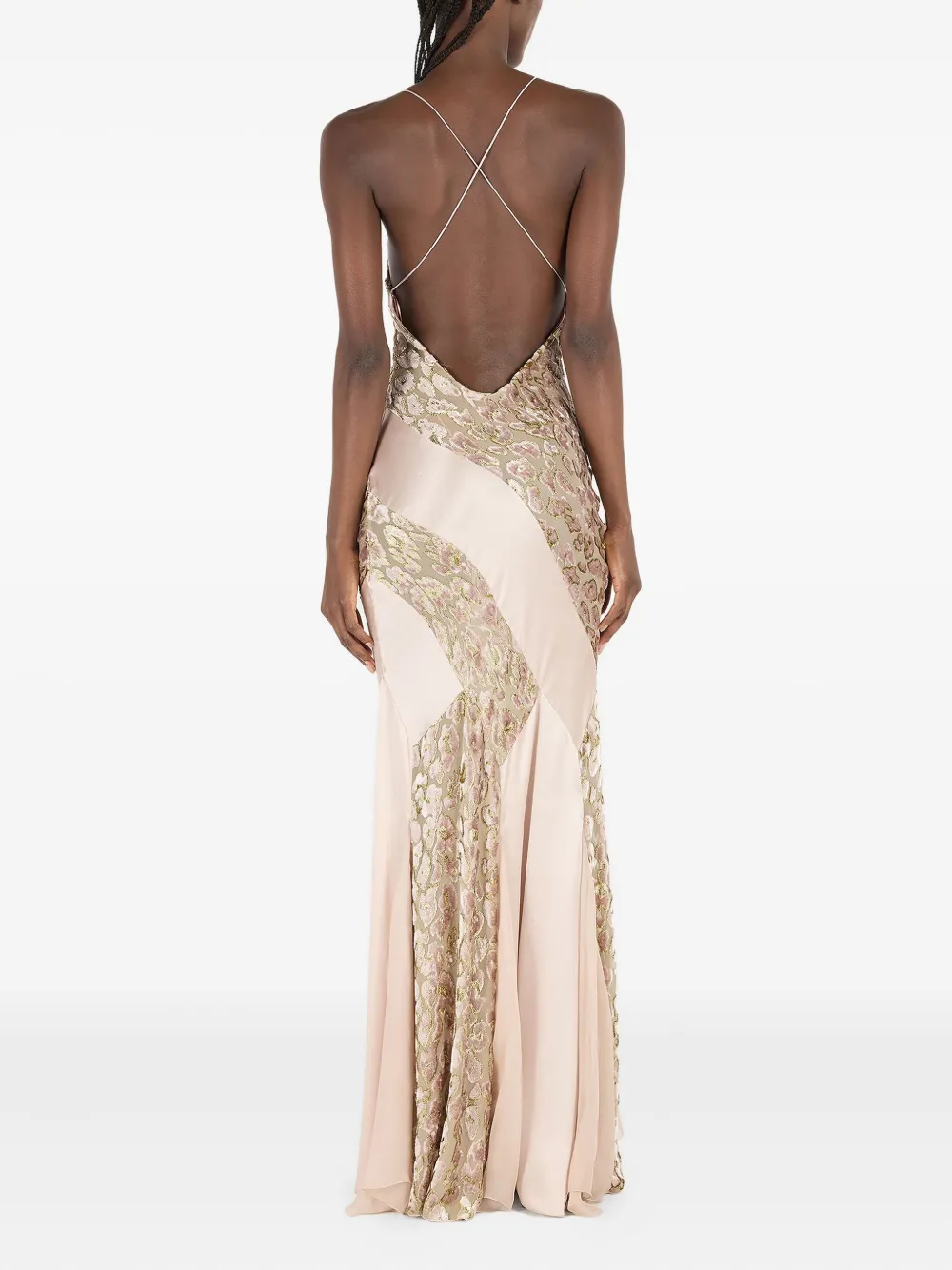 Roberto Cavalli Jurk met col Roze