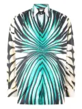 Roberto Cavalli printed button-up shirt - Black