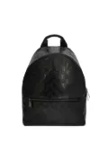 Roberto Cavalli Mirror Snake Monogram-embossed backpack - Black