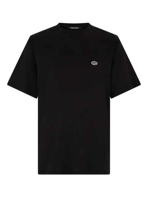 Roberto Cavalli logo-patchT-shirt