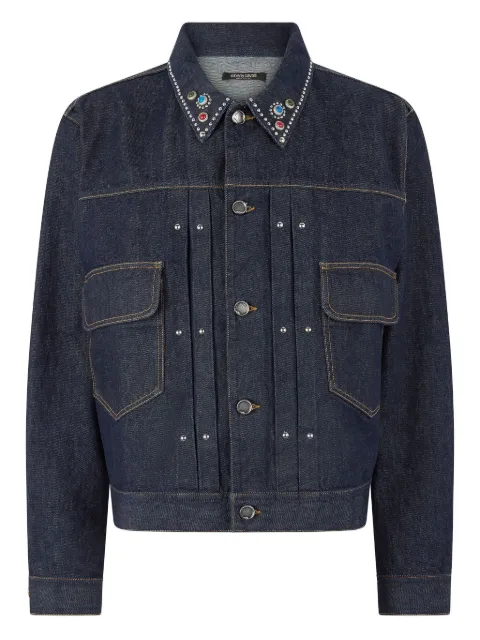 Roberto Cavalli Jeansjacke mit Nieten
