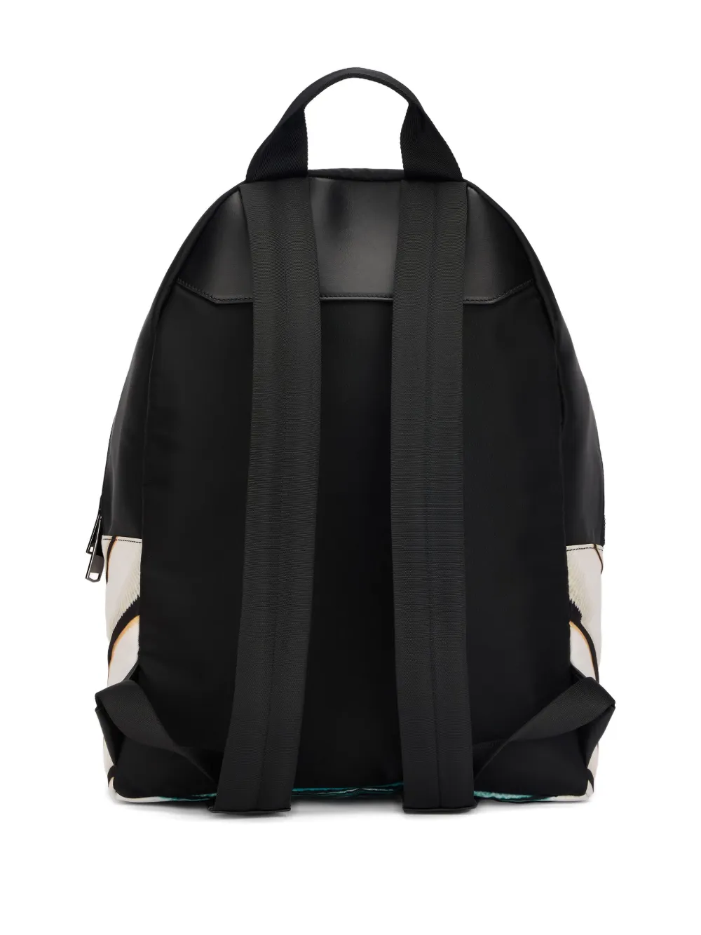 Roberto Cavalli Ray Of Sea Print Backpack In Blue