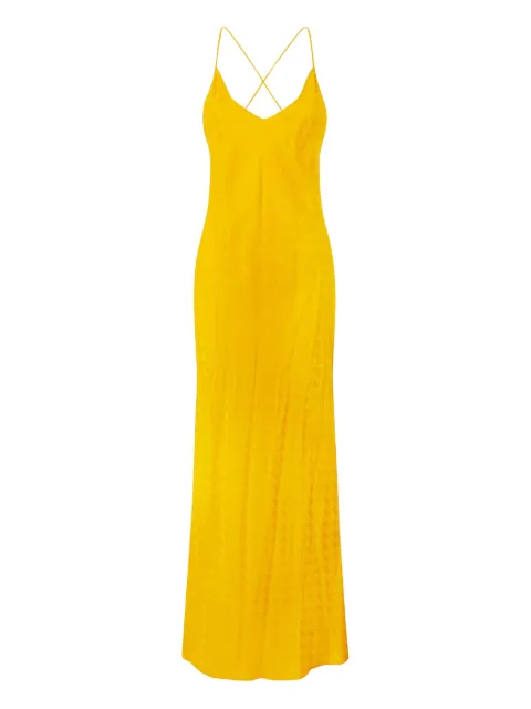 Roberto Cavalli Snake monogram dress
