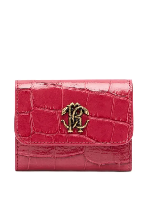 Roberto Cavalli crocodile-effect wallet