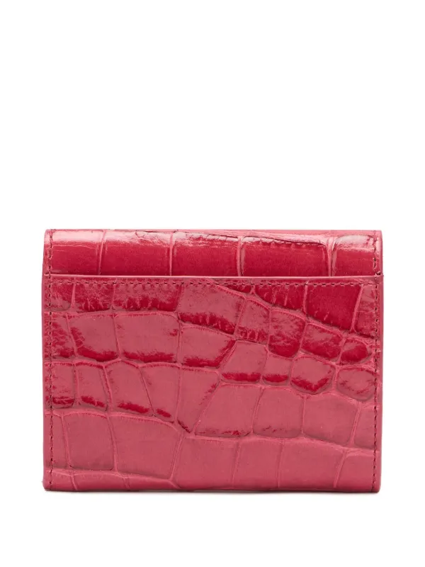 Roberto Cavalli crocodile-effect Wallet | Red | FARFETCH