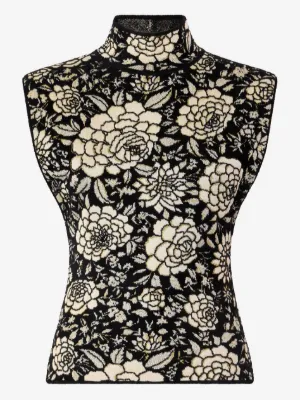 Dolce & Gabbana ポルカドット ニットベスト | ブラック | FARFETCH JP
