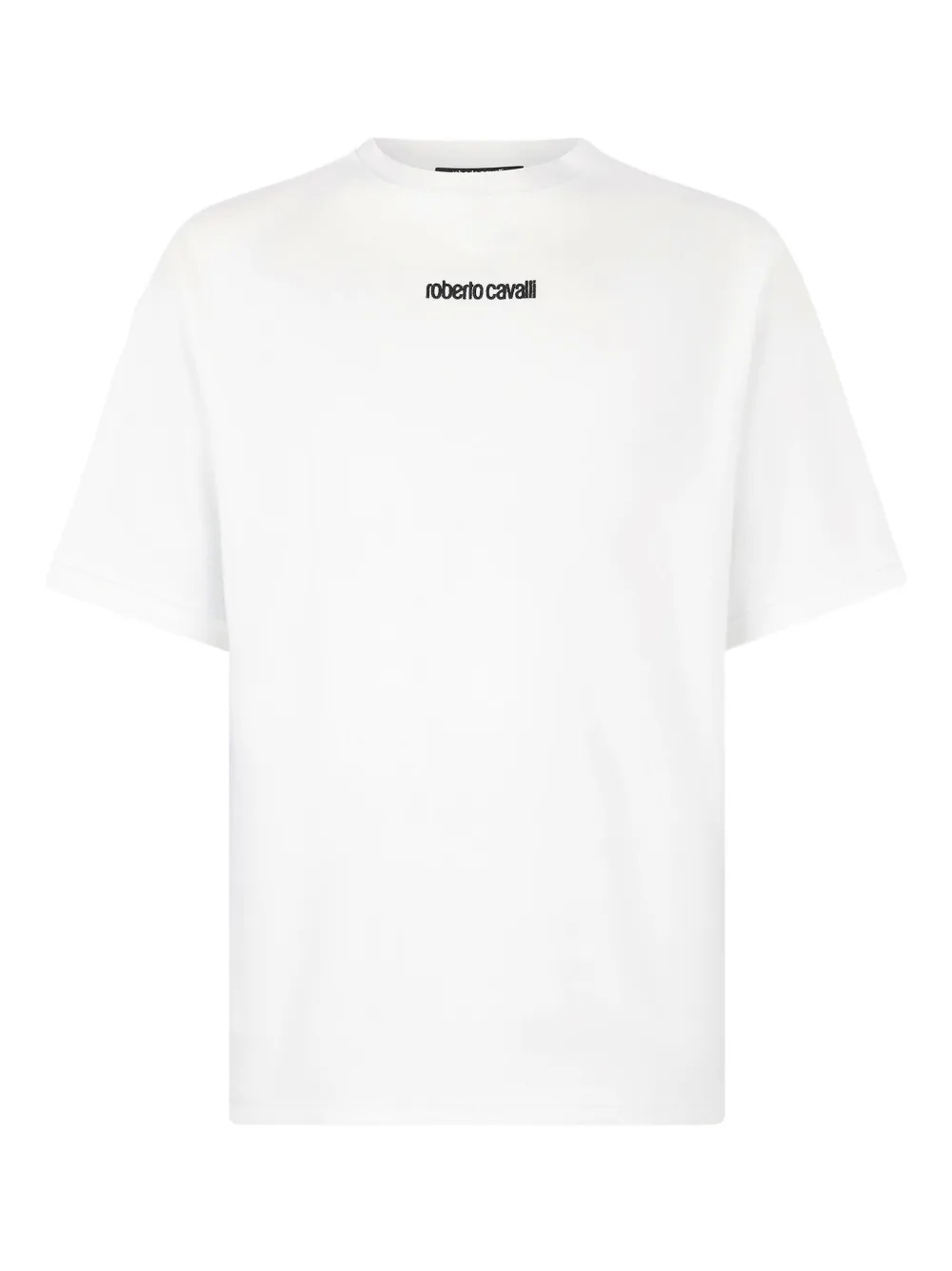 Roberto Cavalli Logo-detail T-shirt In White