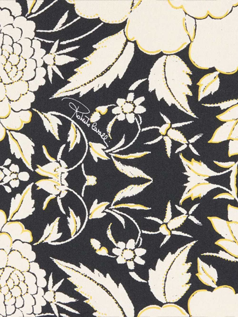 Roberto Cavalli Mini-jurk met bloemenprint en raglan mouwen Zwart